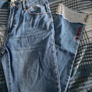 Roxy high waisted straight leg jeans size 29